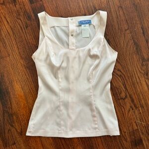 THIERRY MUGLER VINTAGE 90S LIGHT PINK SNAP TOP EU 36